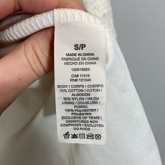 Garage Cream Lace Mini Dress Size Small - Picture 4 of 5